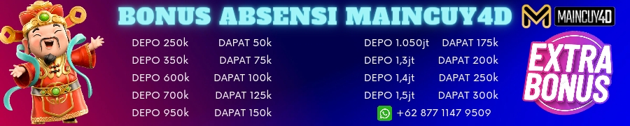 bonus absensi maincuy4d